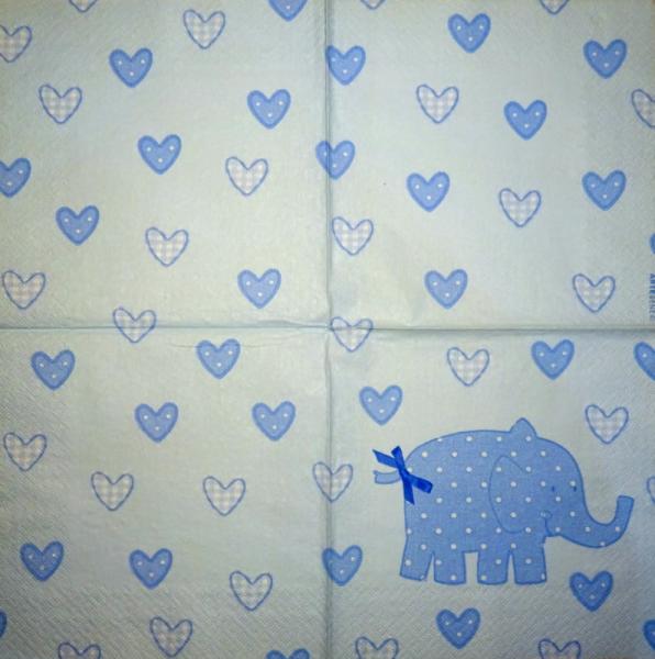 060 Elefant - 3-lagig - (gold) - ppd